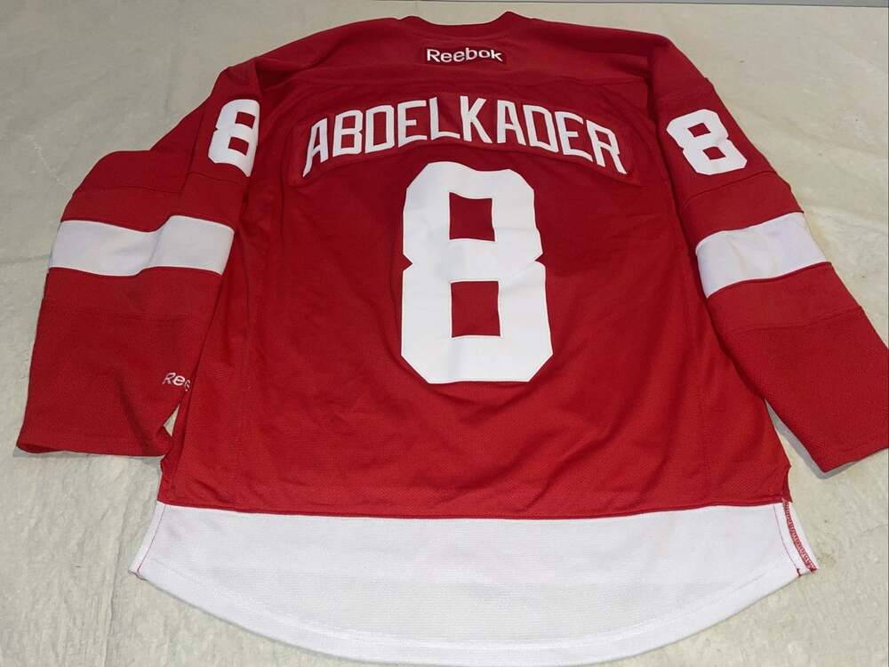 Justin Abdelkader Detroit Red Wings Reebok NHL Jersey Sewn Mens Small Clean 2016